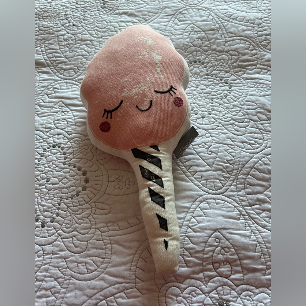 Land of Nod cotton candy pillow